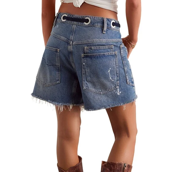 We The Free Moxie Barrel Shorts NWOT Size 28 - Picture 8 of 11